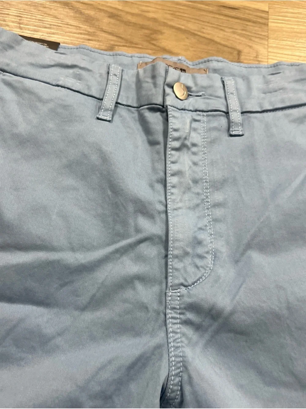 Joe’s Jeans Trousers Short 100% Cotton Casual Light Blue Men’s Size 31 NWT